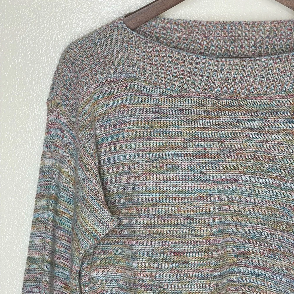 Two-one-two New York M Rainbow Boxy Knit Sweater
